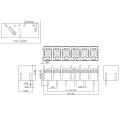 Les bornes PCB de type PCB de 7,62 mm peuvent être épissées